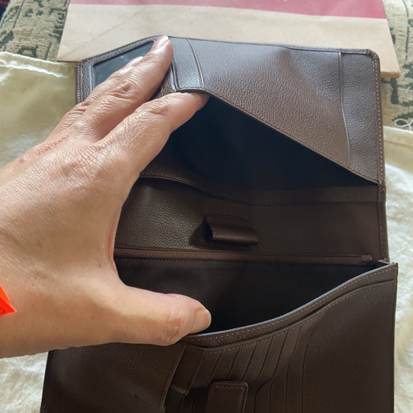 Tumi Bags Tumi Travel Organizer Leather Wallet New Brown Poshmark